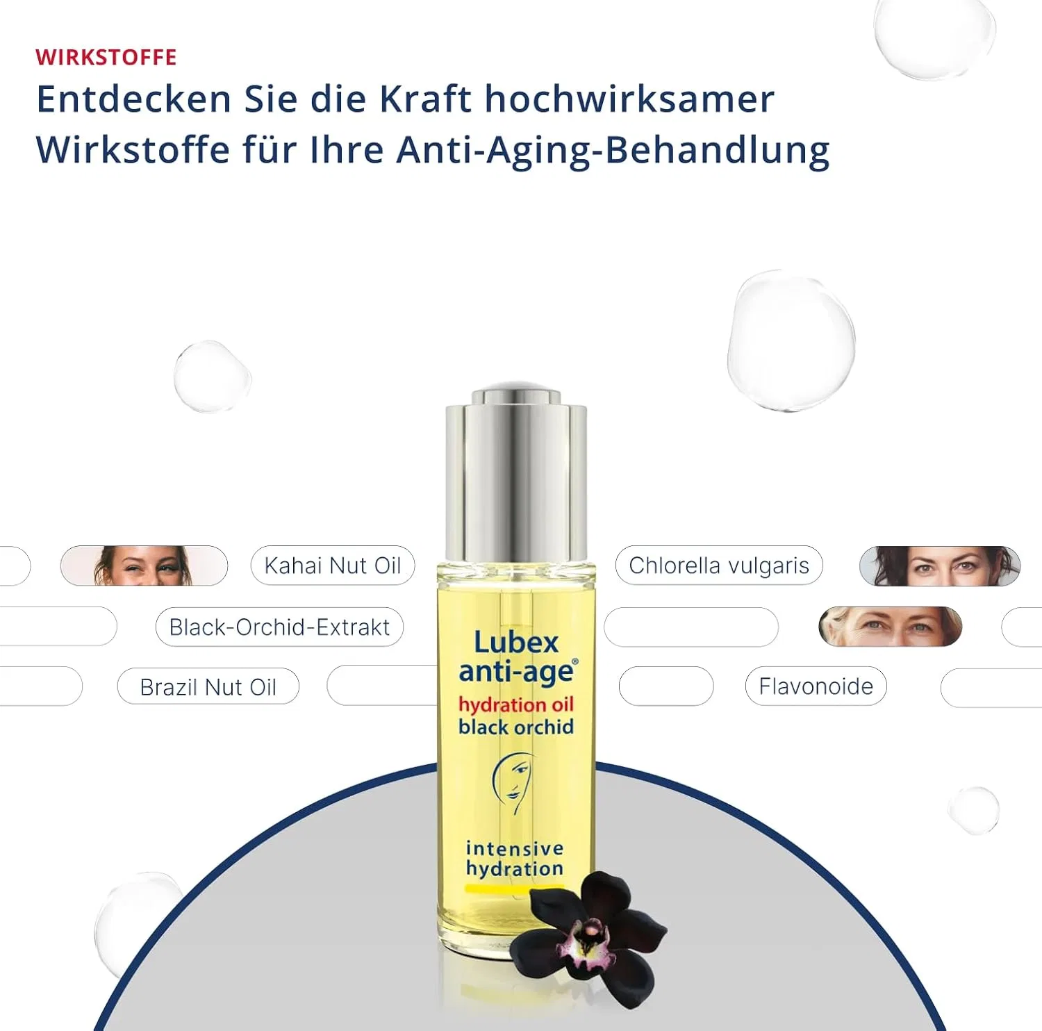 Питательное масло для лица с 7 растительными маслами Lubex Anti-Age — фото 4