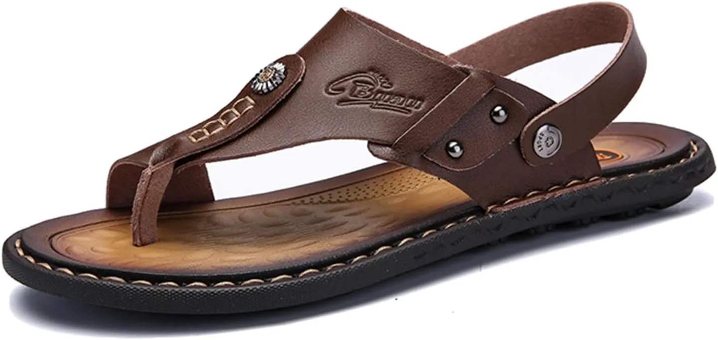 Mens Vintage Arch Support Сандалии for Plantar Fasciitis,Summer Ring Toe Bunion Outdoor Slippers,Casual Beach Hallux Valgus Flip Flops WCXTY, коричневый