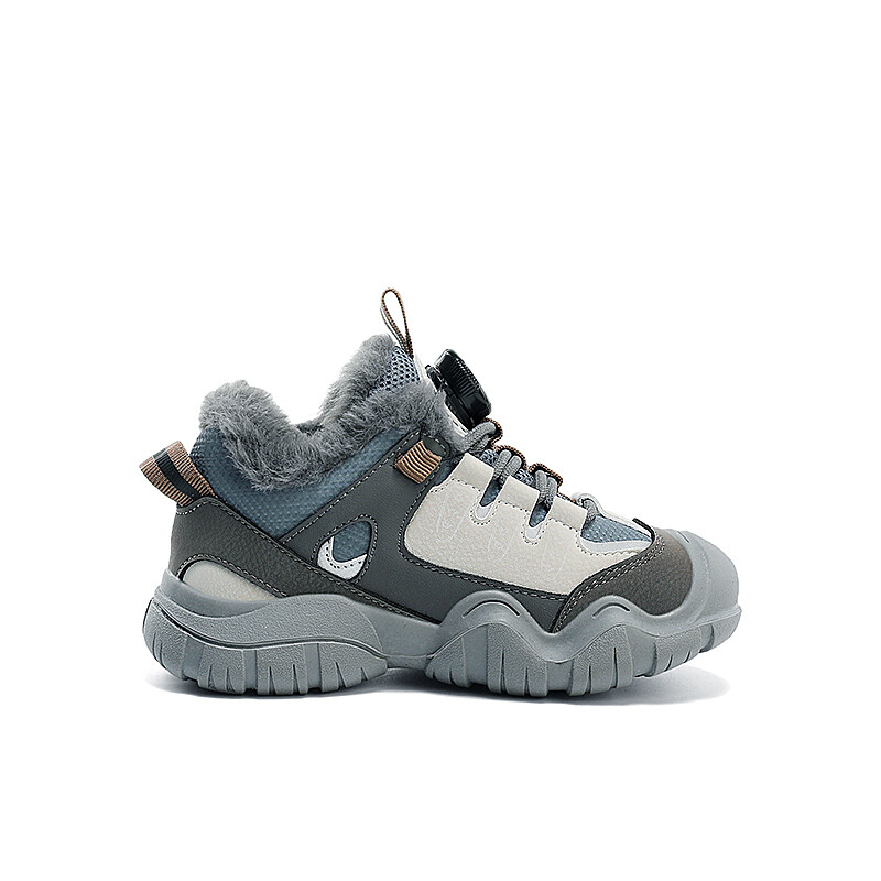 Кроссовки Jeep Kids Lifestyle Shoes Kids Mid-top Beige/Blue, серый/синий — фото 2