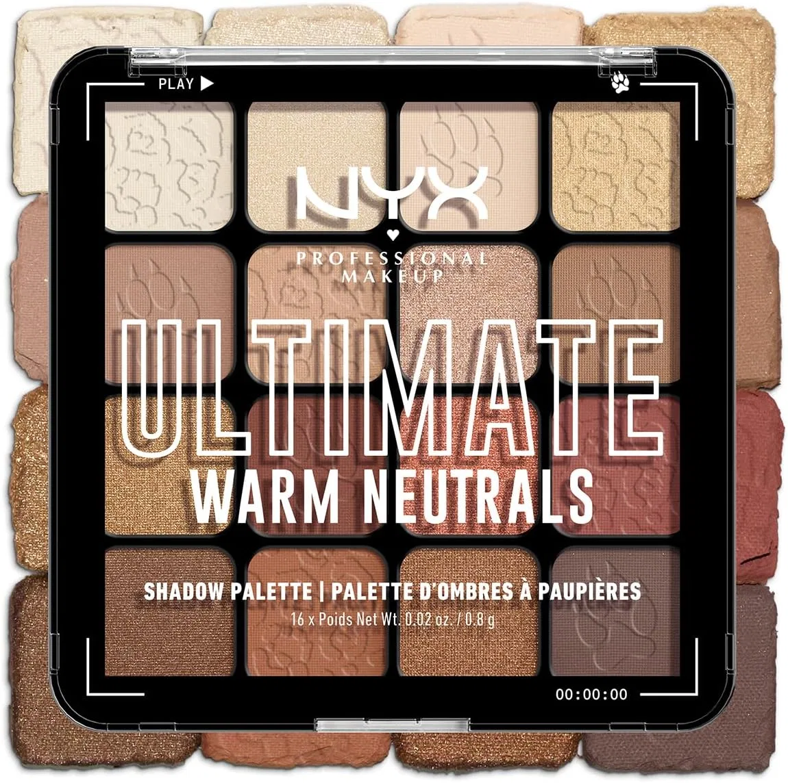 Тени для век Warm Neutral Nyx Professional Makeup 0.03 x 0.6 oz — фото 4