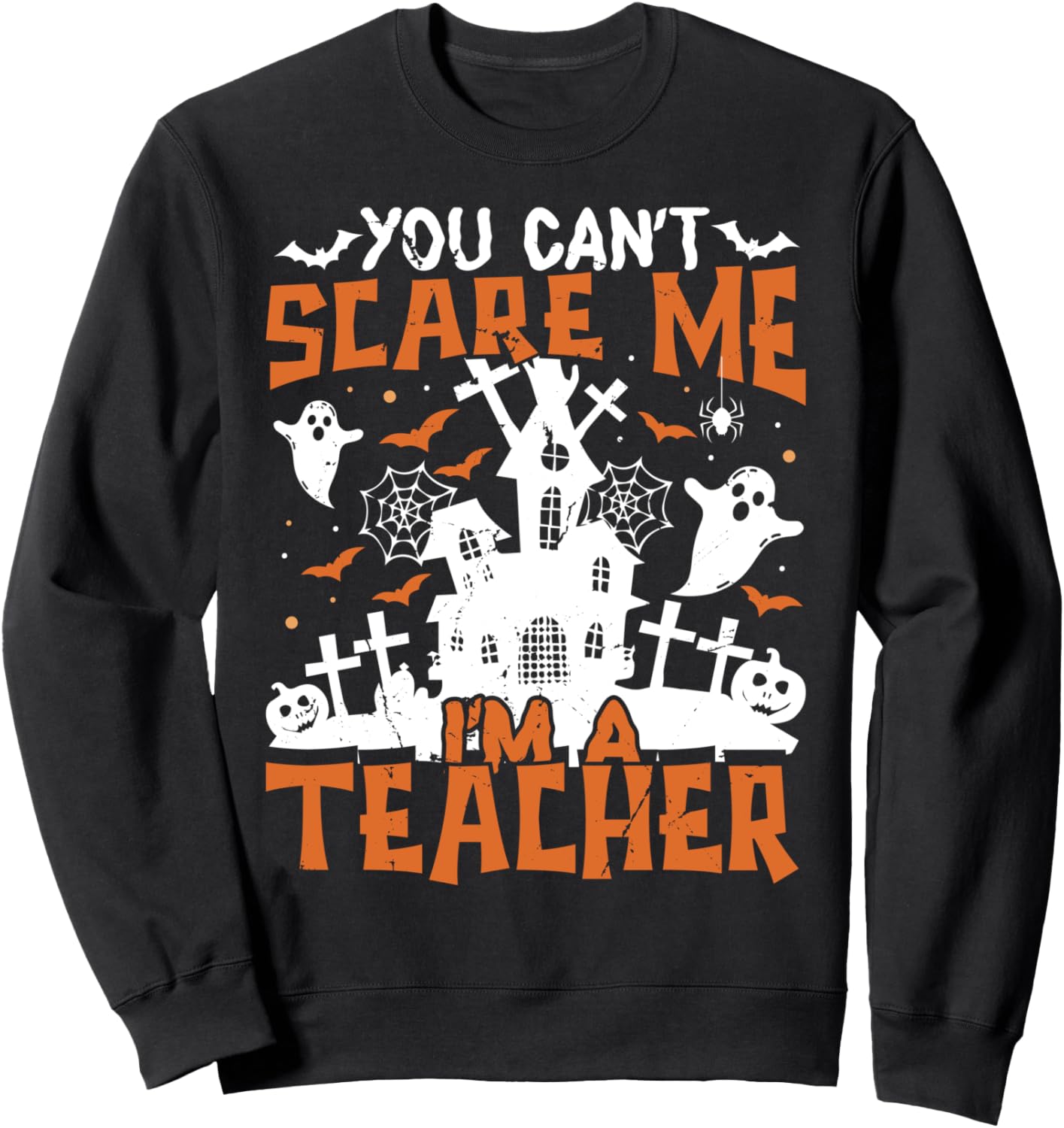 

Страшный и забавный костюм на Хэллоуин: толстовка с изображением учителя-призрака для вечеринки Halloween Kostume, Tshirts Fur Damen Herren Kinder, черный