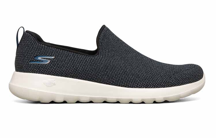 Туфли-слипоны мужские низкие черные/синие Skechers — фото 2