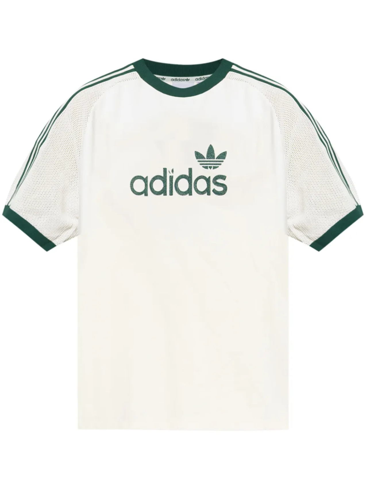 

Футболка с сетчатыми вставками Adidas, белый
