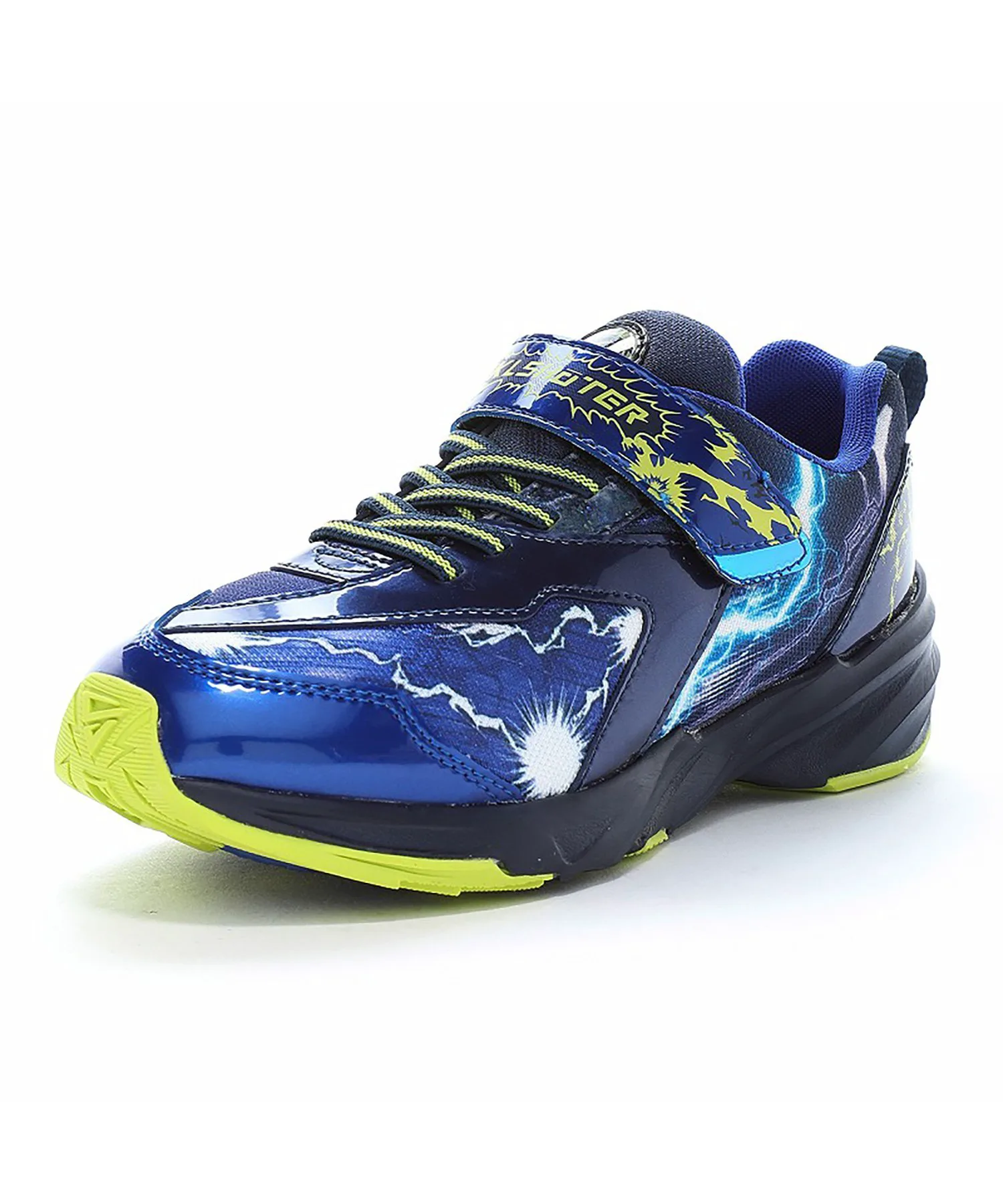 Детские кроссовки MoonStar SK 0082 сине-салатового цвета Sklshoter, Blue/Lime
