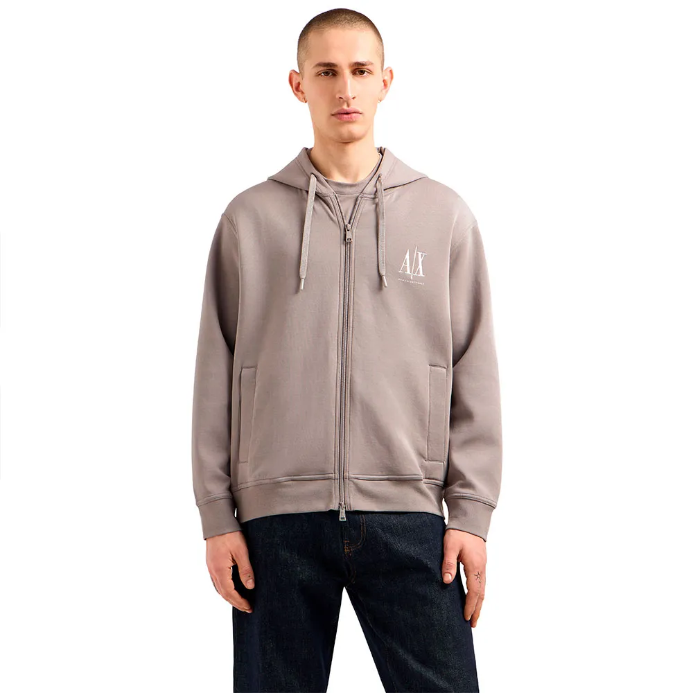

Толстовка Armani Exchange XM000371_AF10818 full zip, бежевый