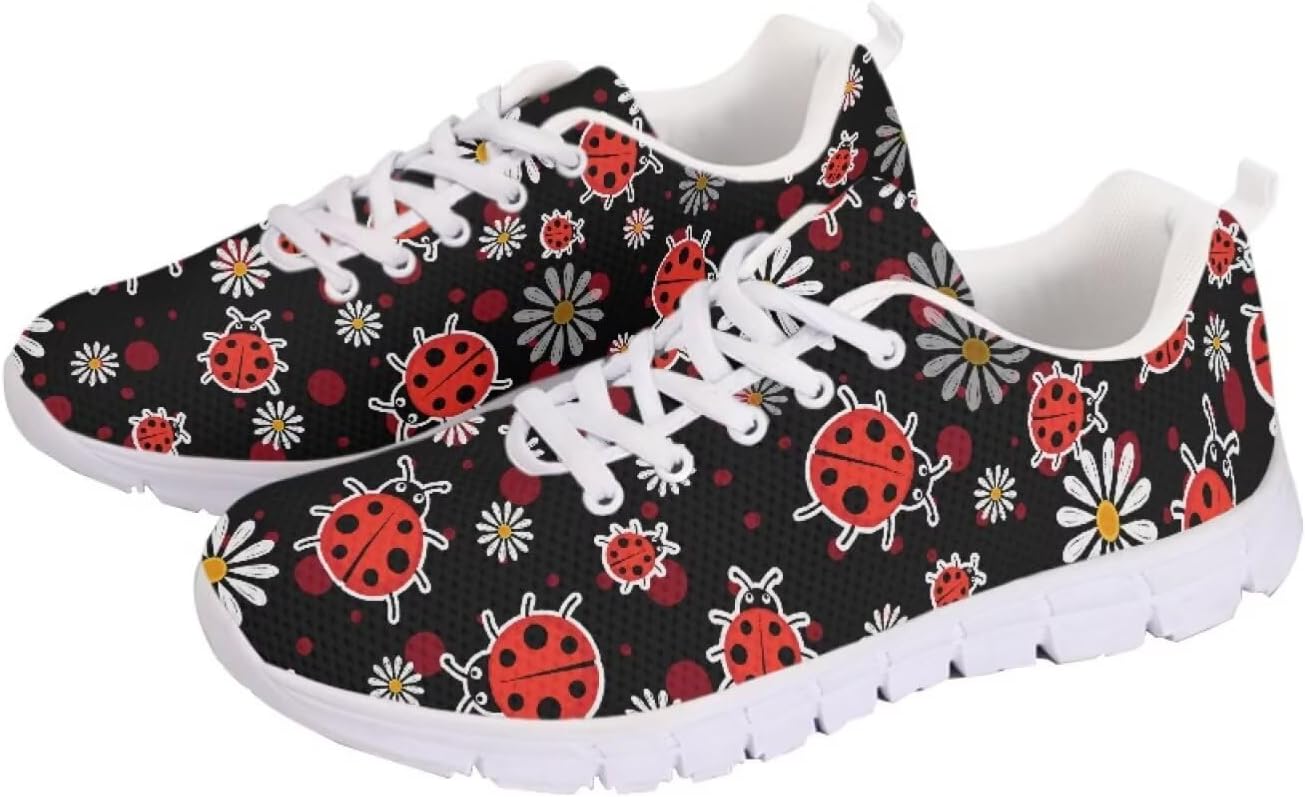 

Кроссовки GETELINSENG Унисекс для бега, легкая спортивная обувь с сеткой, шнуровкой, для тенниса и прогулок, красный