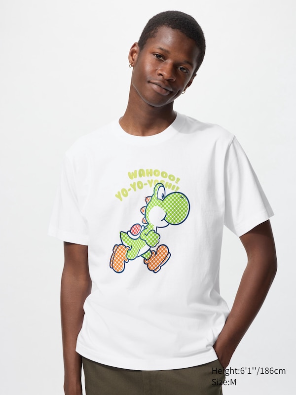 

Футболка с графическим принтом Super Mario Archive ut Uniqlo, белый
