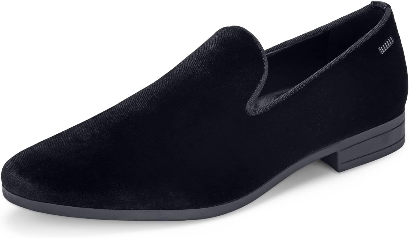 

Мужские бархатные лоферы UUBARIS, удобные туфли без шнурков, модные стильные туфли, классические смокинг-туфли, повседневные оксфорды, черный