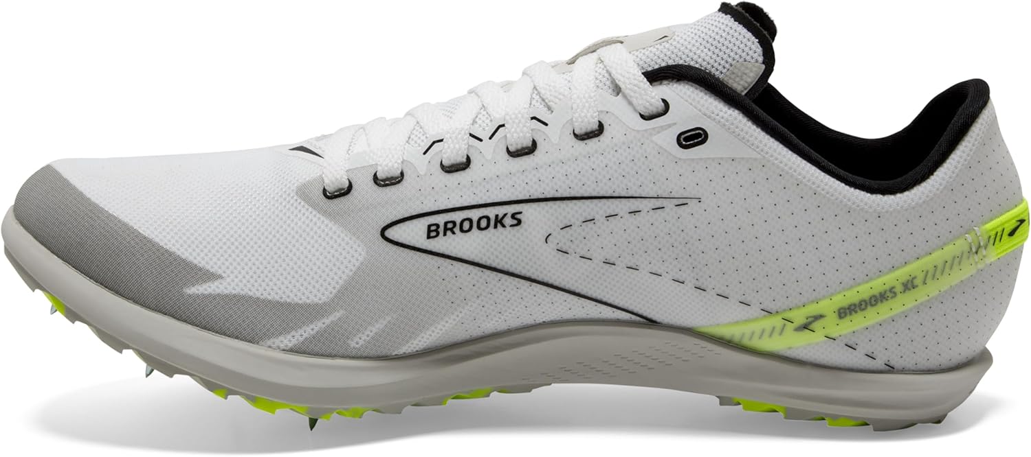 Беговые кроссовки Brooks Draft XC без шипов с поддержкой для кросс-кантри, белый/черный — фото 3