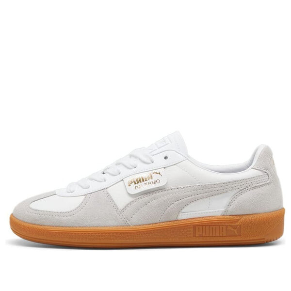 

Кроссовки palermo leather 'white glacial grey gum' Puma, белый