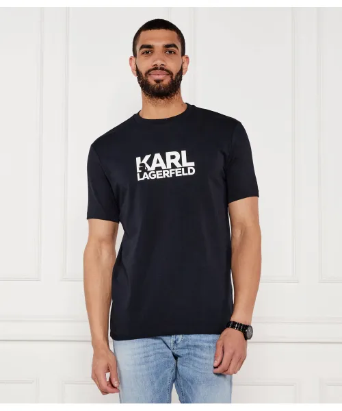 

Футболка Regular fit Karl Lagerfeld, синий
