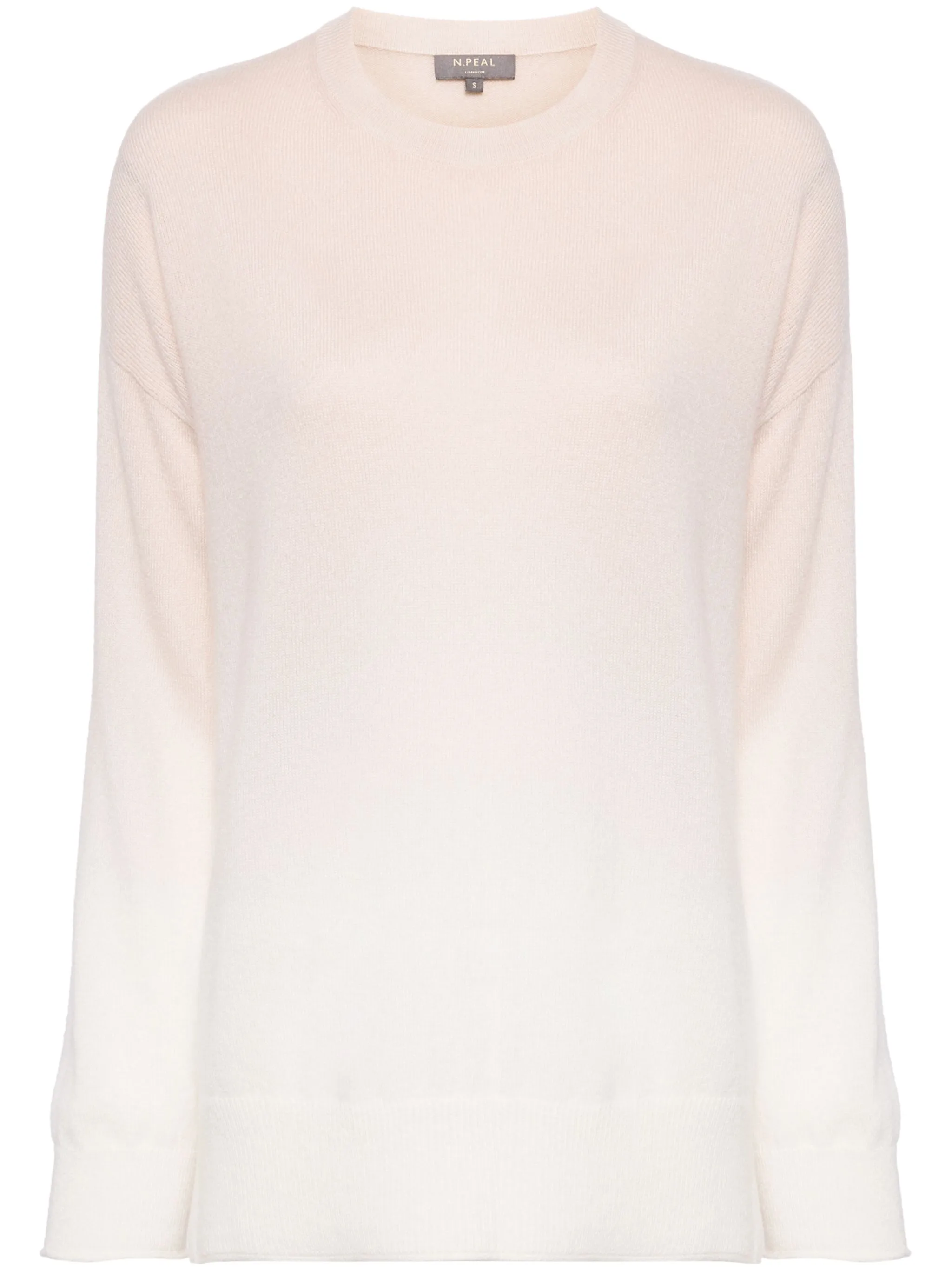 

Кашемировый джемпер с эффектом градиента N.Peal, белый