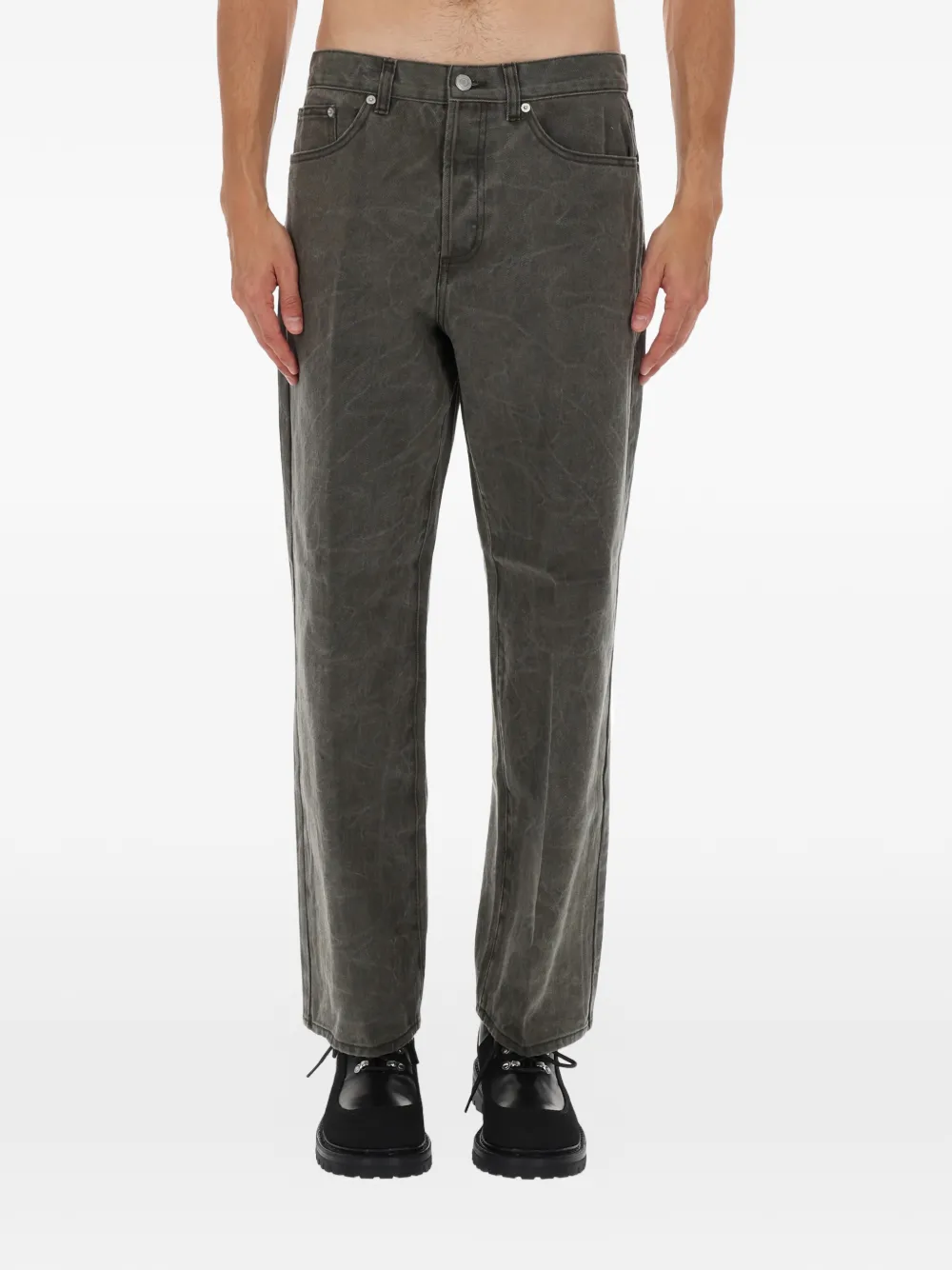 

Вываренные джинсы Obey, серый