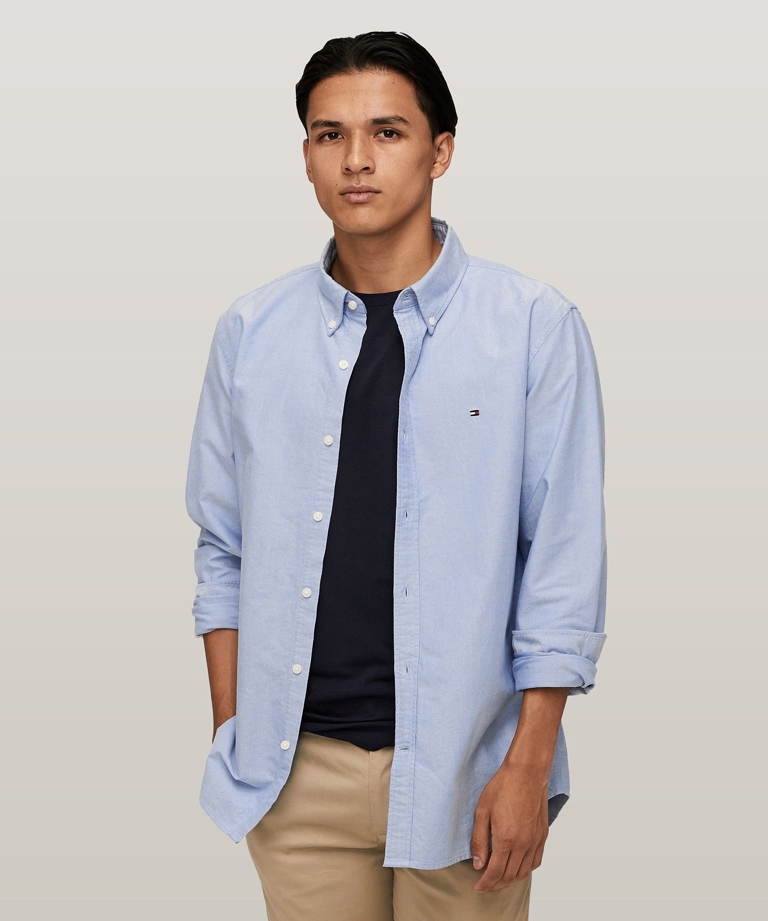 Рубашка «Оксфорд» Solid Heritage TOMMY HILFIGER, Blue 0GY