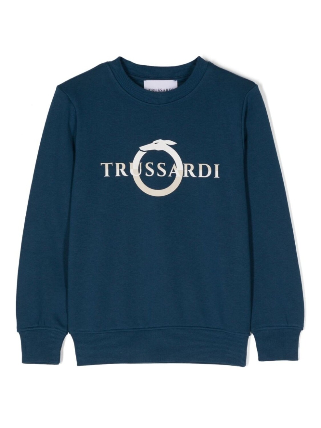 

TRUSSARDI JUNIOR толстовка с логотипом, синий