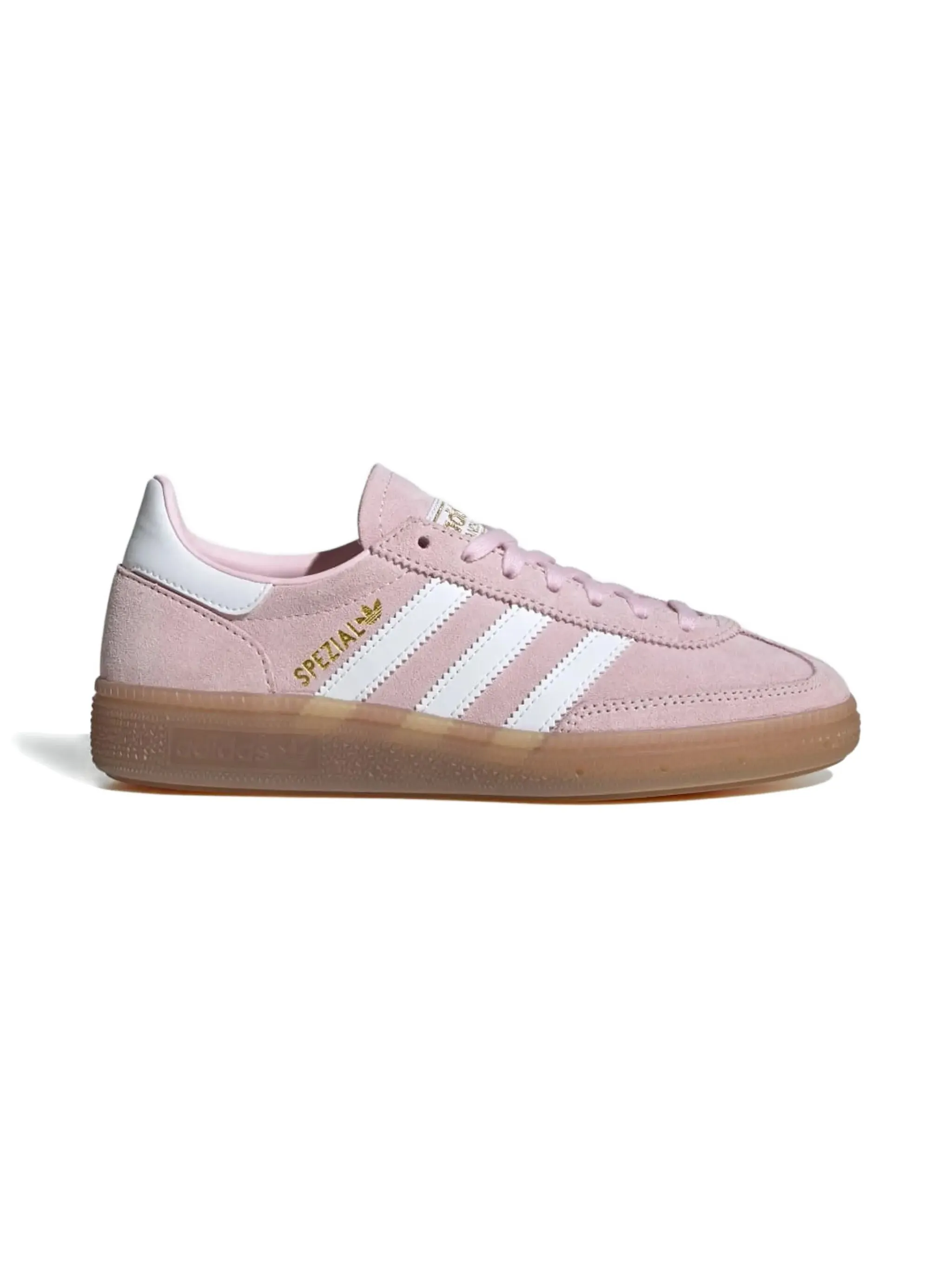 Кроссовки Handball Spezial Clear Pink/Non Dyed/Gum Adidas Kids, розовый — фото 2