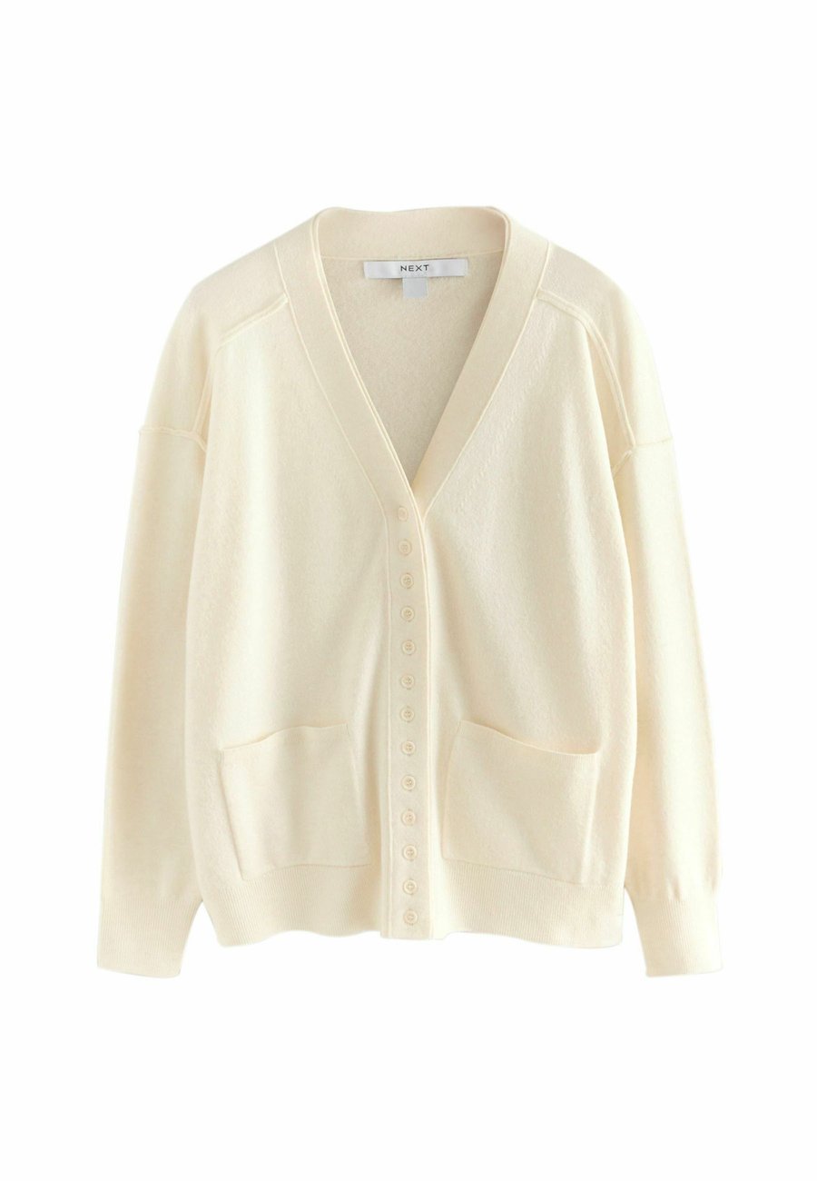 

Кардиган Next TALL FIT V-NECK WITH POCKETS, Ecru/Beige