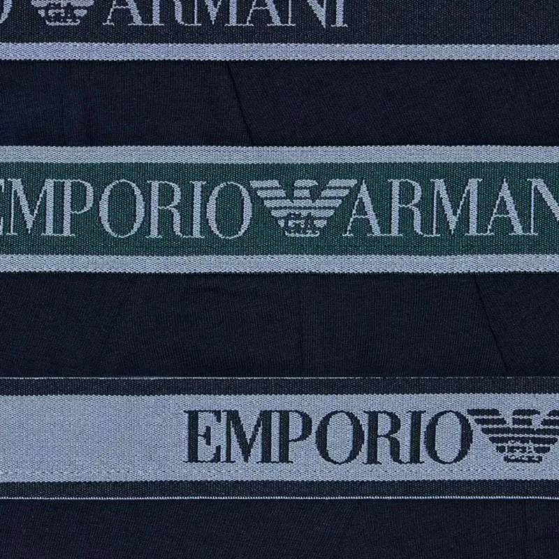 EMPORIO ARMANI Три боксера с логотипом Core на поясе — фото 4