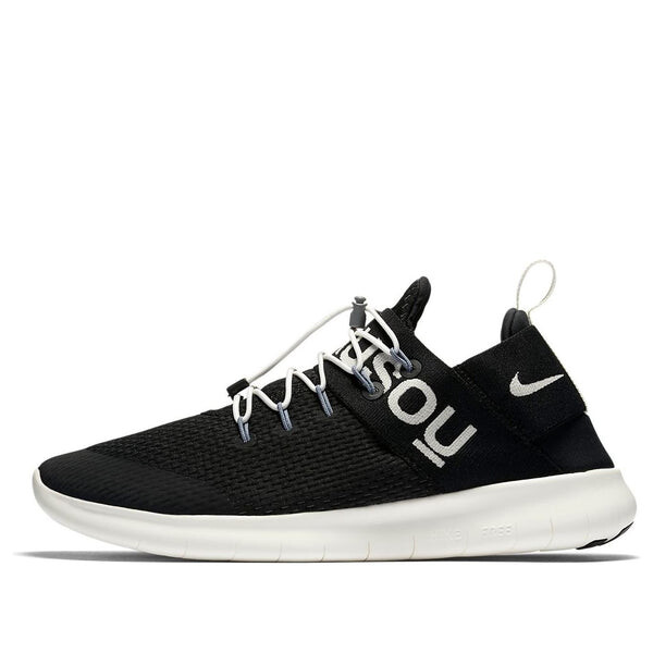 

Кроссовки free run commuter 'black cool grey sail' Nike, черный