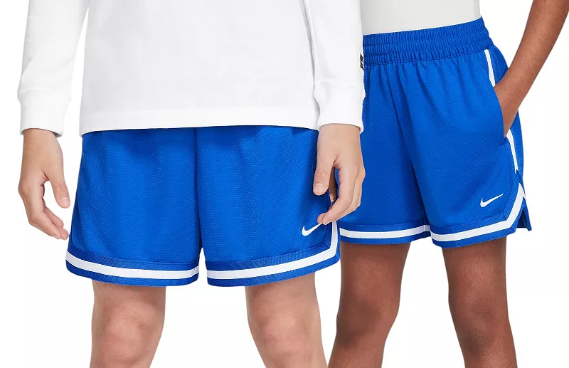 

Баскетбольные шорты Nike Dri-FIT DNA 5 дюймов для мальчиков, цвет Game Royal/White