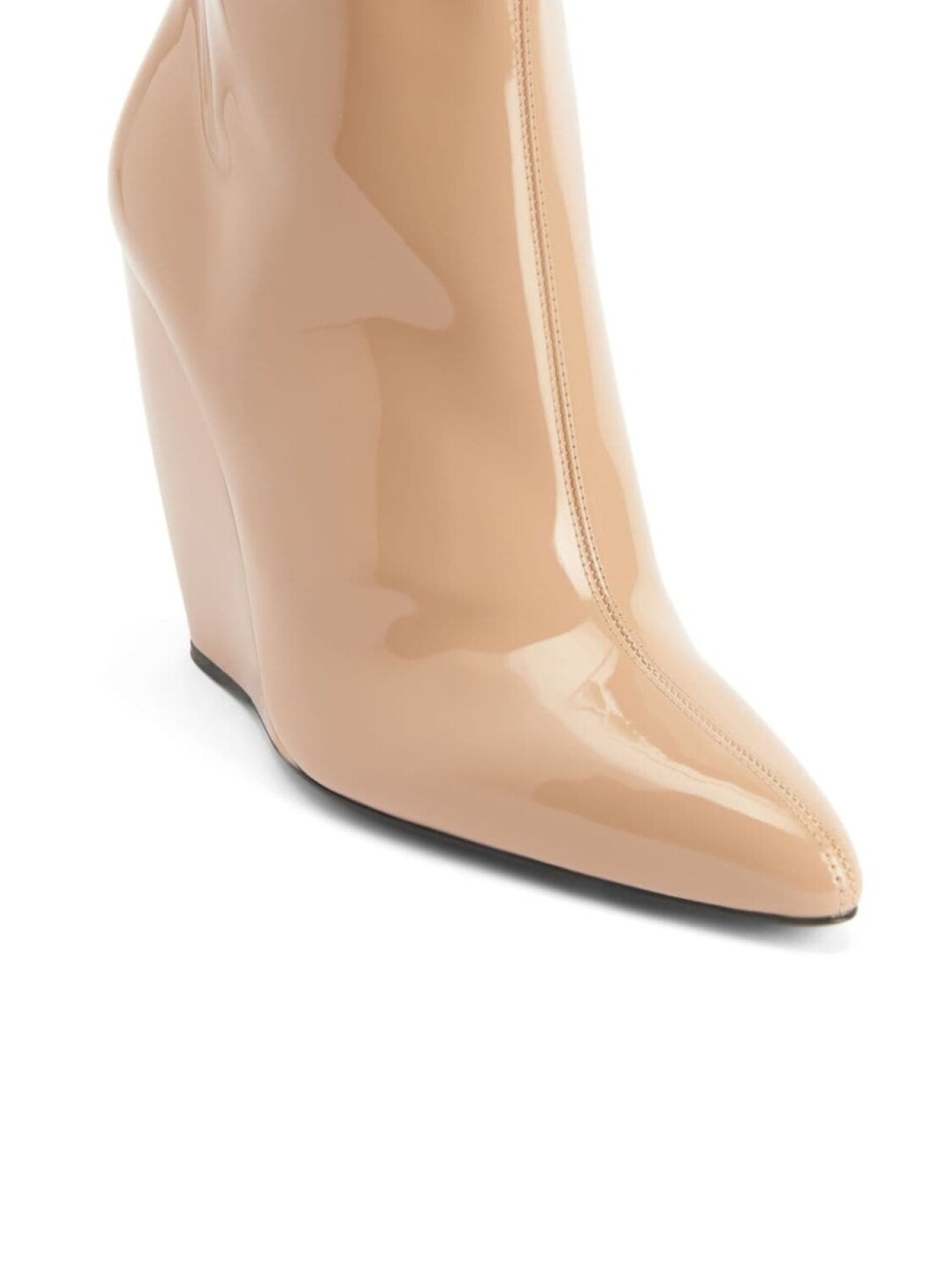 Giuseppe Zanotti лакированные ботильоны Tylde 105, нейтральный цвет — фото 4