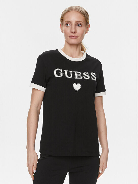

Футболка стандартного кроя Guess, черный