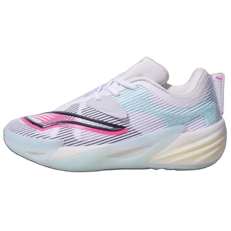

PUMA Износостойкие низкие баскетбольные кроссовки Unisex Blue Pink