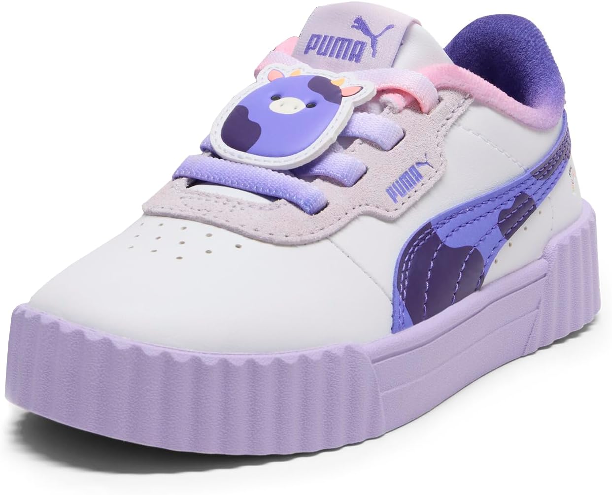 

Кроссовки Puma Carina Squishmallows для детей и унисекс, белый/фиолетовый