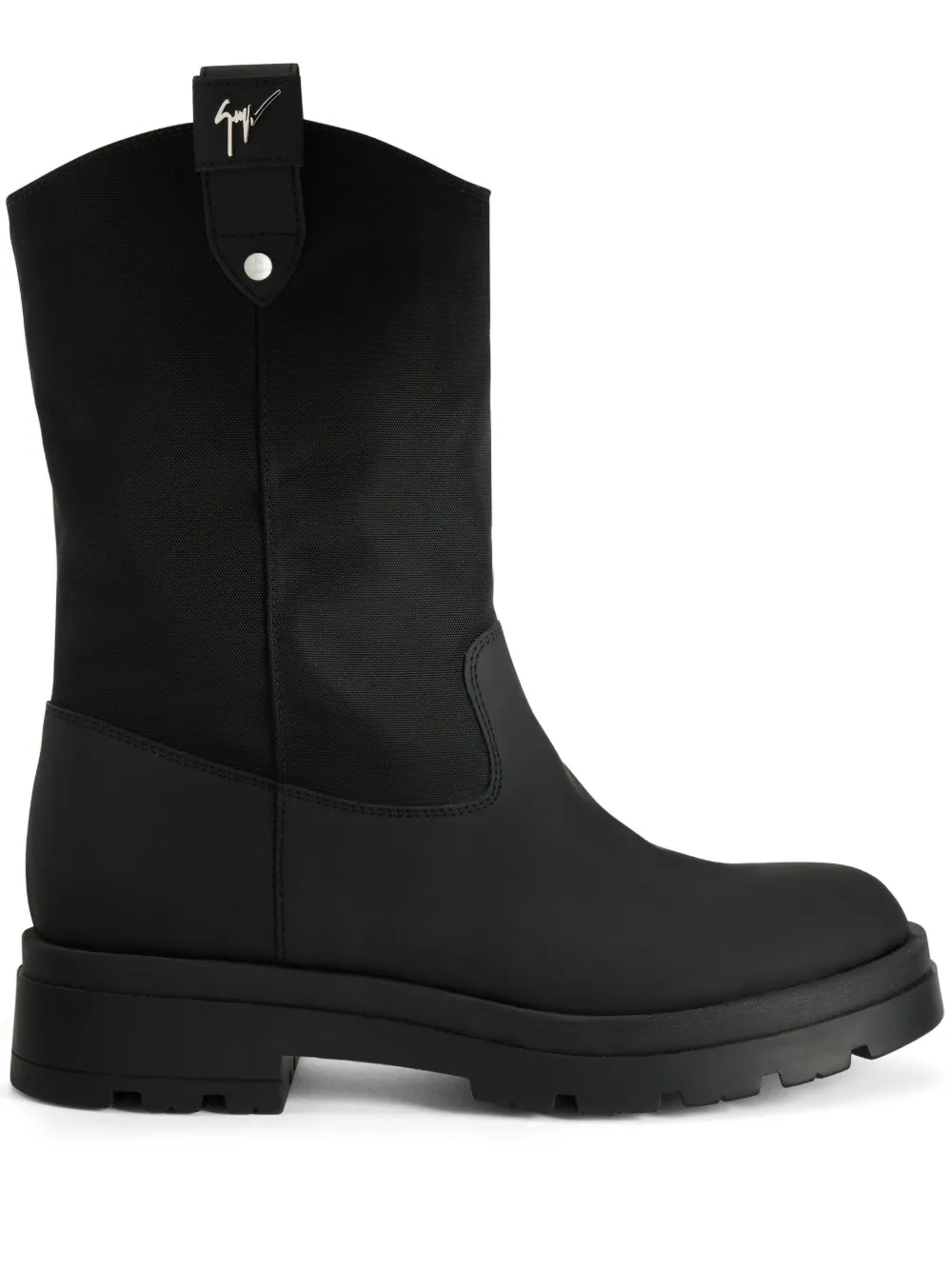 

Ботинки Aldrien с логотипом Giuseppe Zanotti, черный