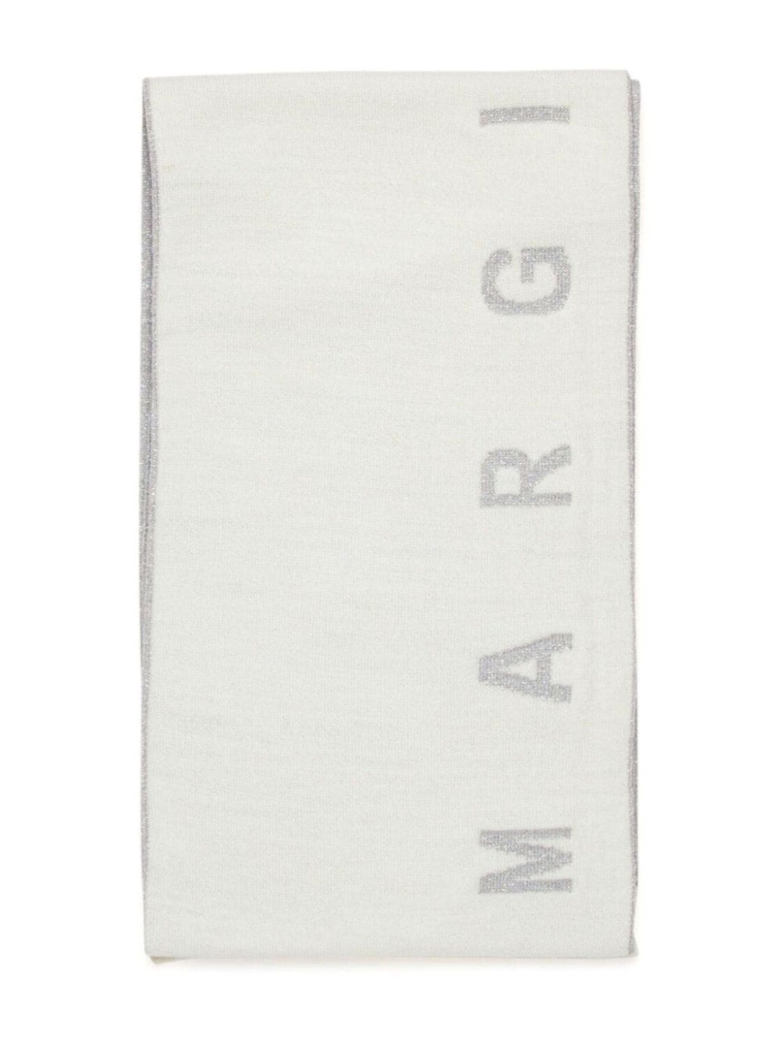 

MM6 Maison Margiela Kids шарф с логотипом, белый