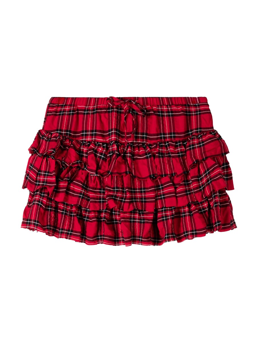 

Юбка Bershka, цвет Red/Dark red