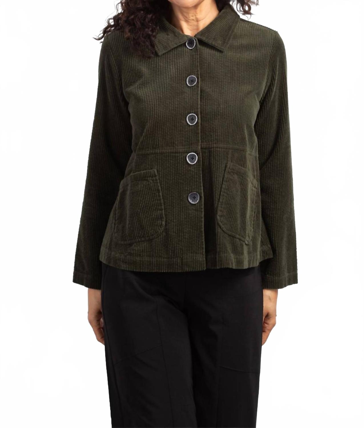 

Легкая куртка из вельвета Easy Swing в цвете лес Habitat, Forest