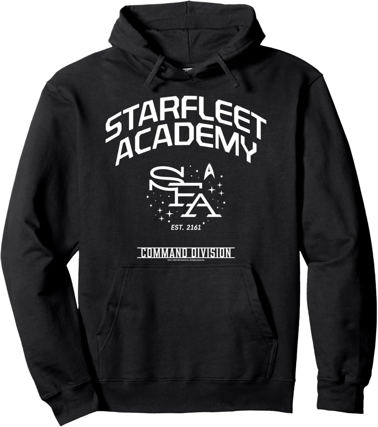 

Толстовка Star Trek Starfleet Academy Command Division SFA Est. 2161, черный