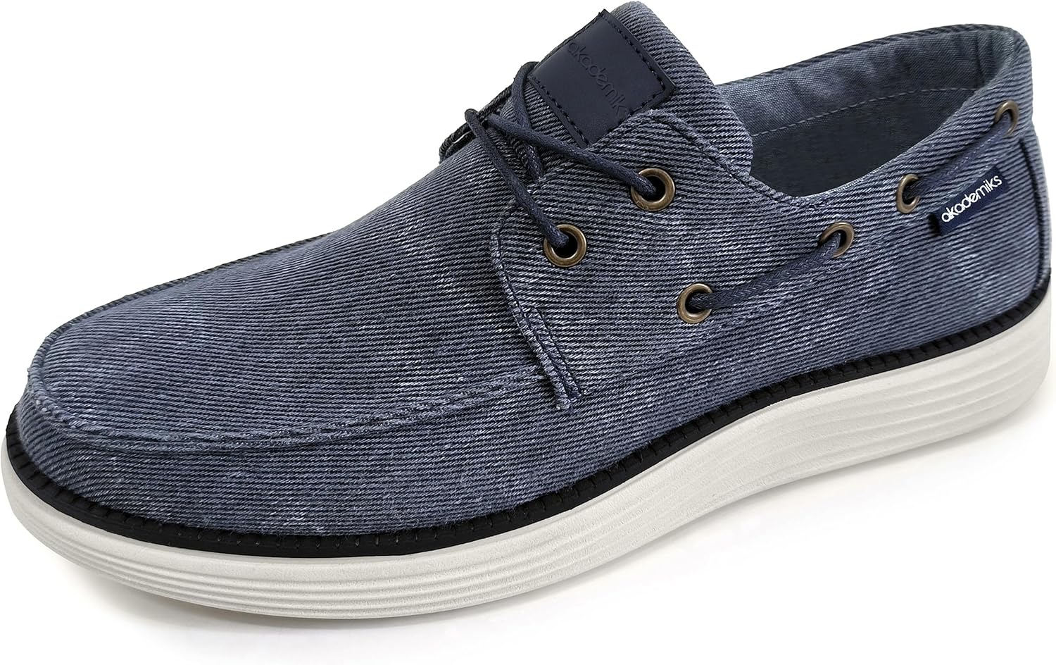

Мужские лодочные туфли AKADEMIKS Knox, повседневные слипоны для мужчин, классический стиль, комфортная посадка, темно-синий