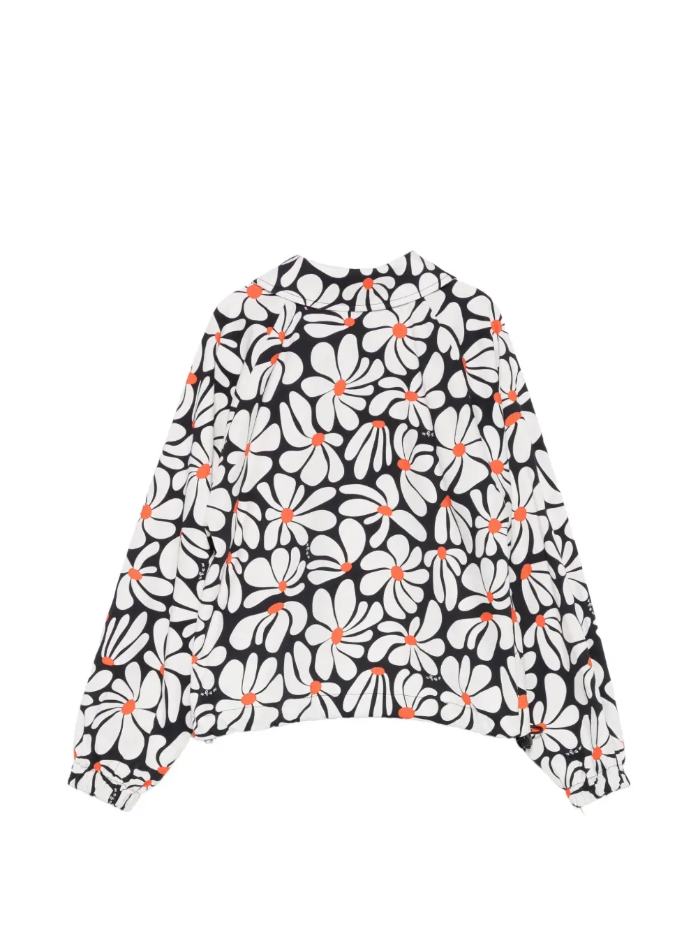 Куртка с цветочным принтом Msgm Kids, белый — фото 2
