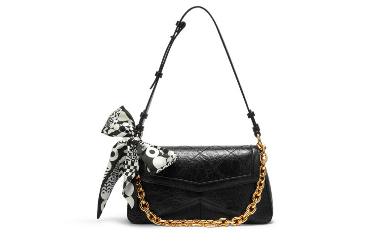 

Charles&Keith CHARLES & KEITH Женский шарф из холста серии Сумка через плечо, Шоколадный цвет
