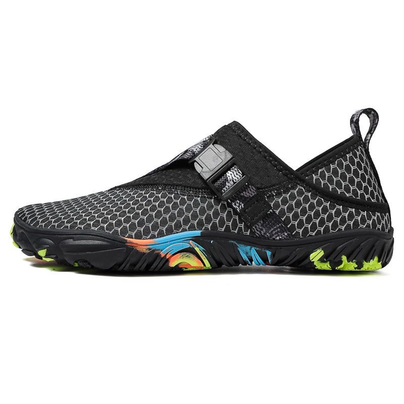 

LONGDUIZHANG Антискользящие антибактериальные износостойкие треккинговые ботинки для речных походов унисекс DW988 Black с охлаждающей вентиляцией, цвет DW988 Black[Cooling Breathable]