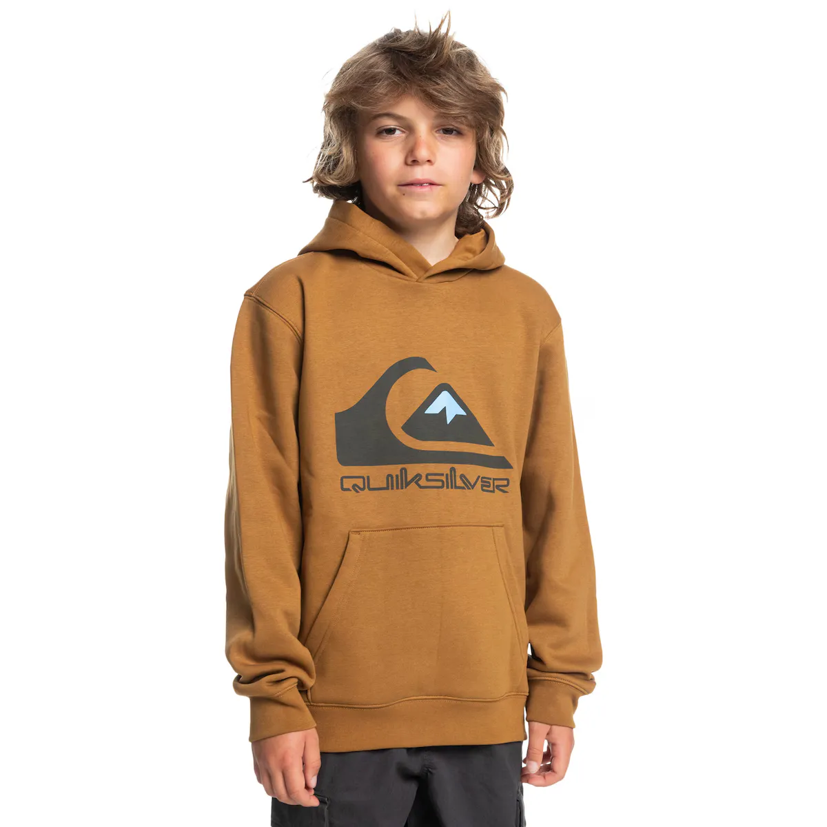 

Детская толстовка Quiksilver Big Logo, коричневый