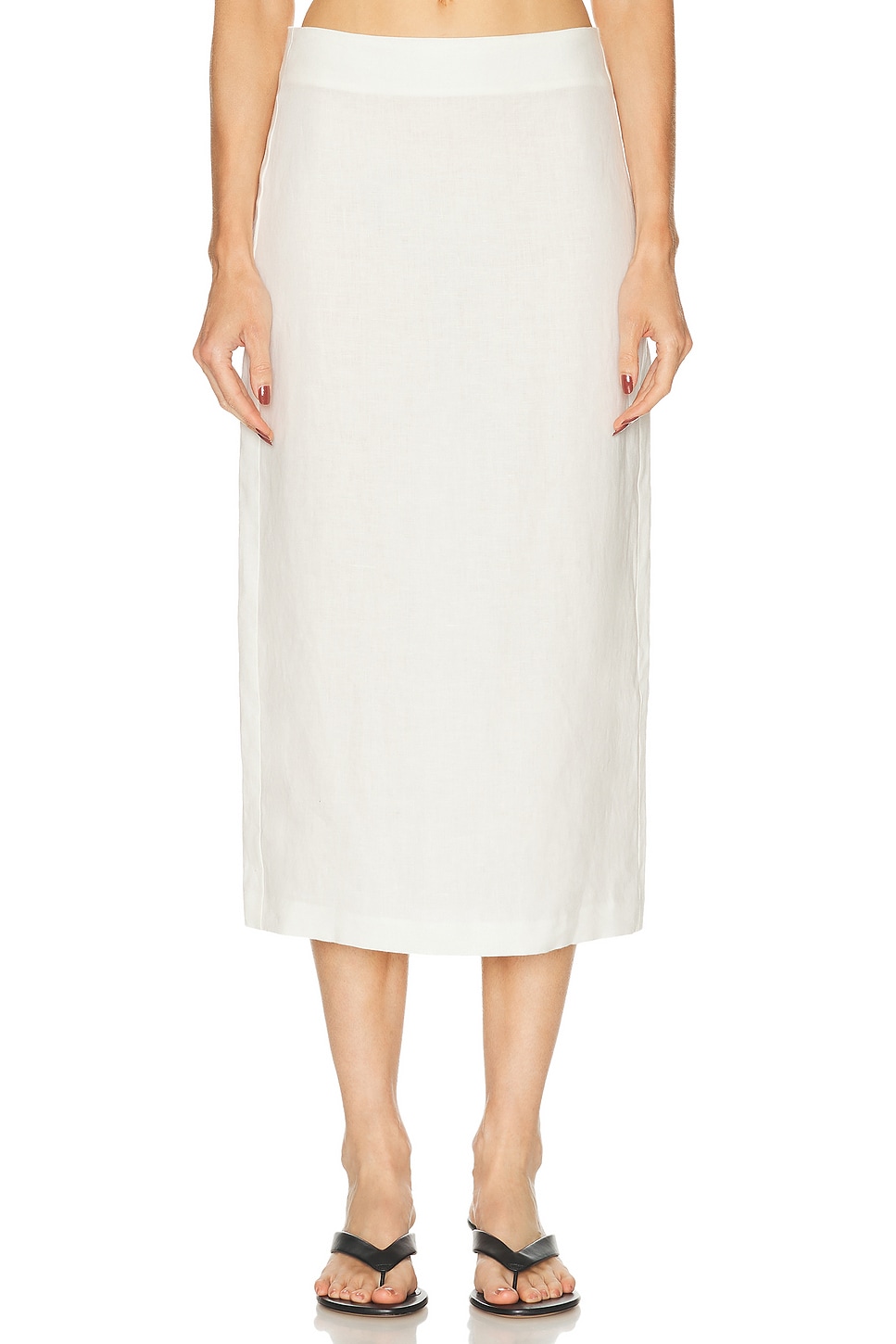 

Льняная юбка-карандаш Enza Costa, Undyed