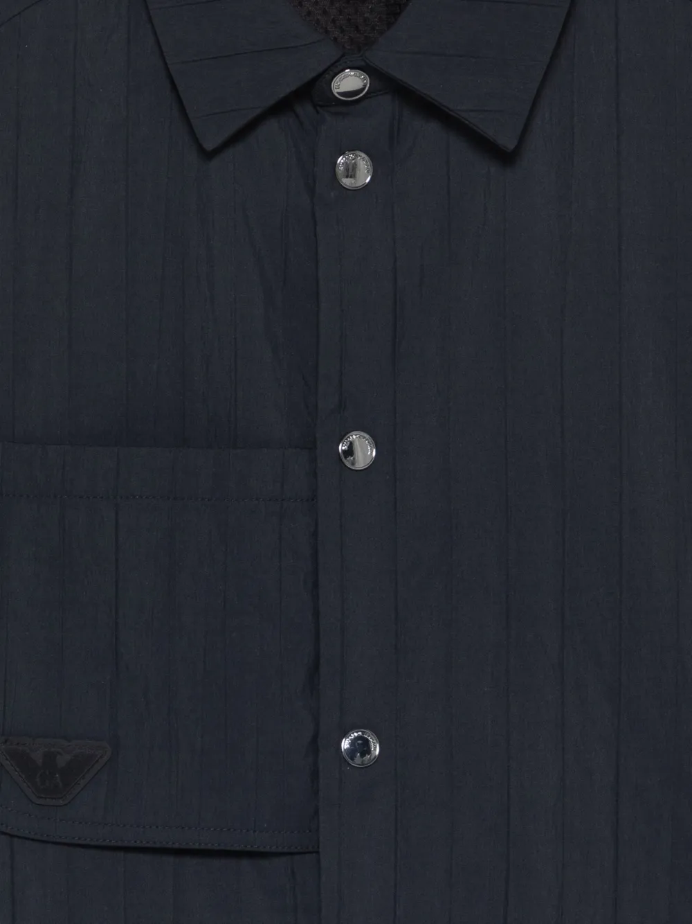 Стеганая куртка Emporio Armani Kids, синий — фото 3