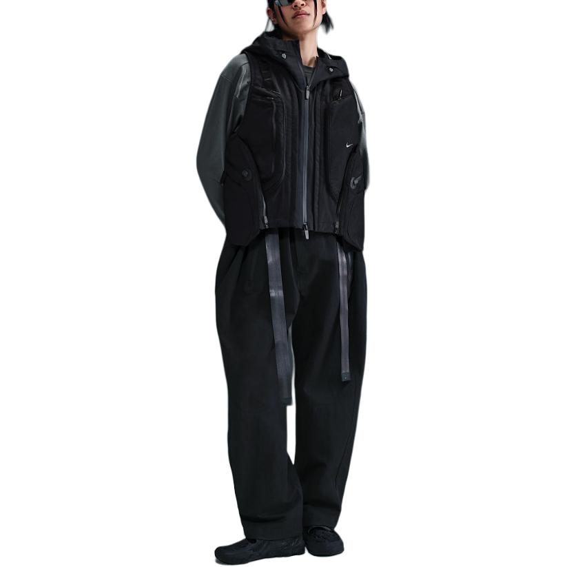 Nike Жилет ISPA SS25 унисекс черный черный железно серый, Black/Black/Iron Gray — фото 3