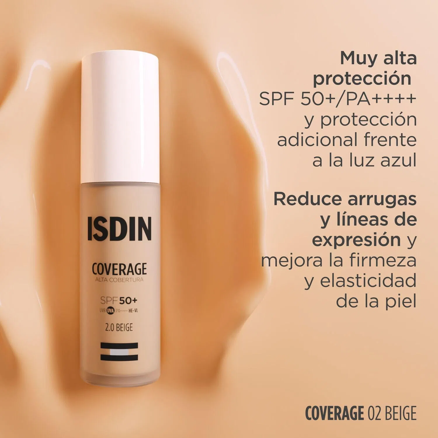 Тональный крем «Coverage 3 Sand» SPF 50+ от ISDIN, 30 г Isdin — фото 2