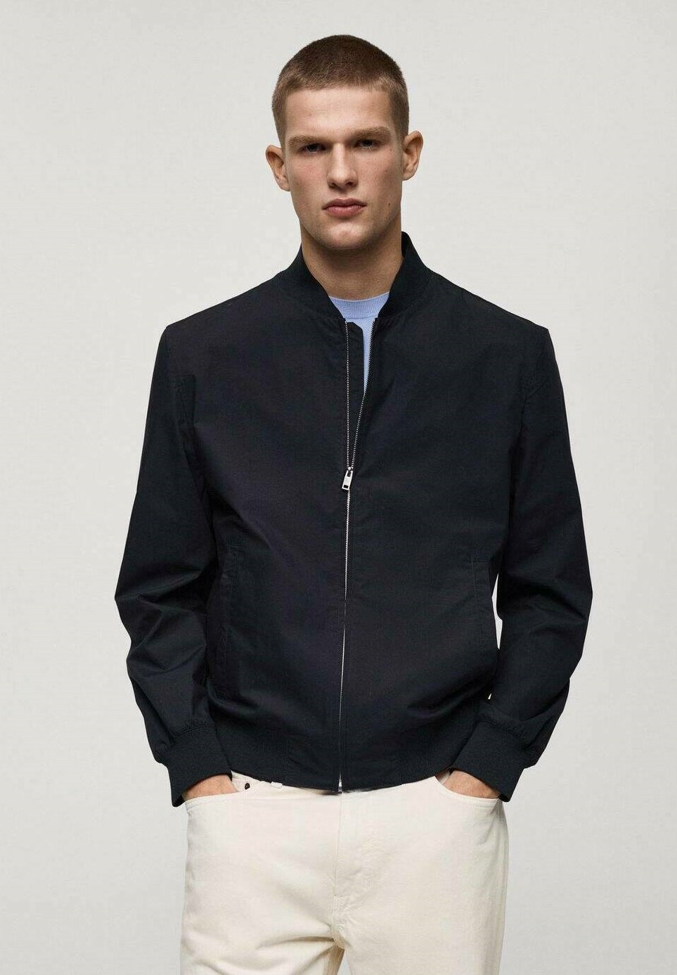 

Куртка демисезонная JON Mango, цвет Bleu Marine Foncé