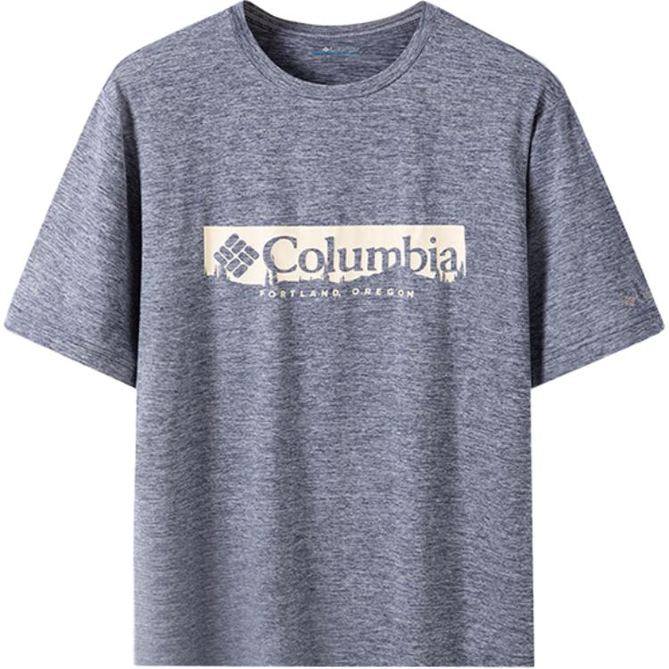 

Columbia Футболка мужская светло-голубая, Синий, Columbia Футболка мужская светло-голубая