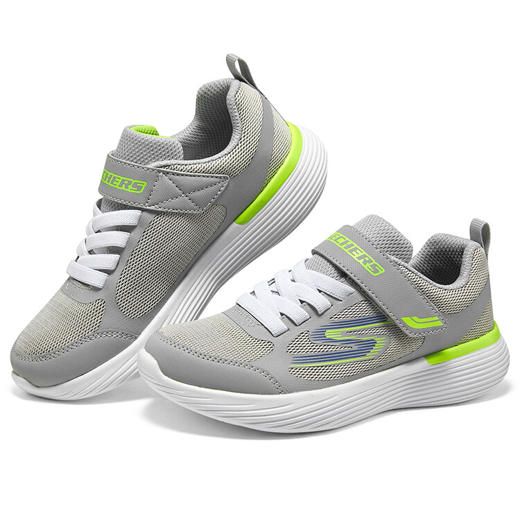 Детские кроссовки Go Run 400 V2 GS Low-top Серый/белый Skechers, серый — фото 3