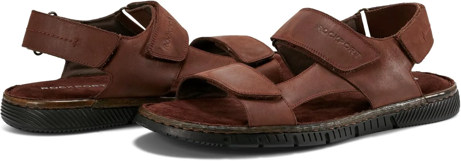 Шлепанцы Rockport mens Jhett, темно-коричневый — фото 4