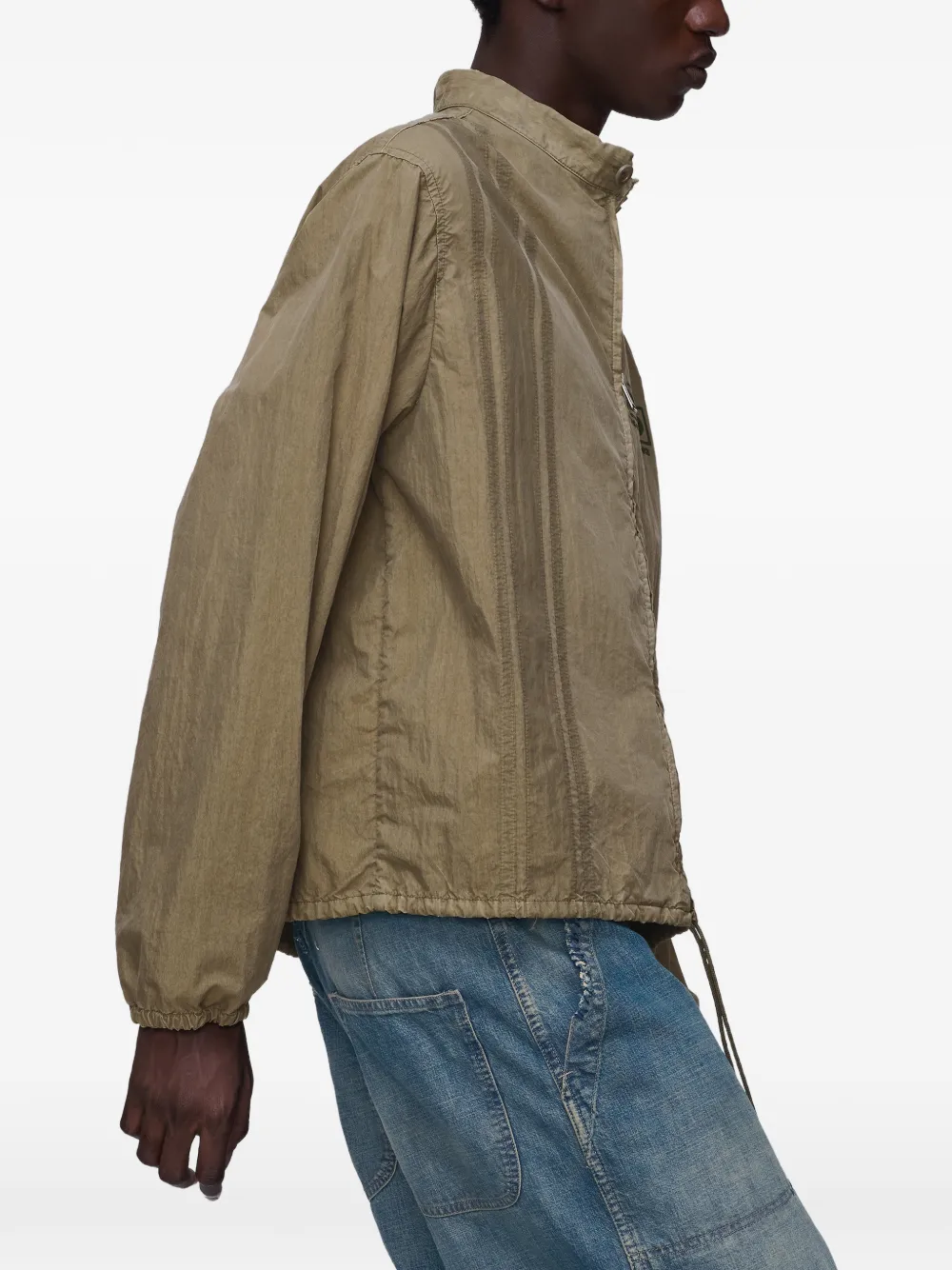 Спортивная куртка на молнии Maison Margiela, зеленый — фото 4