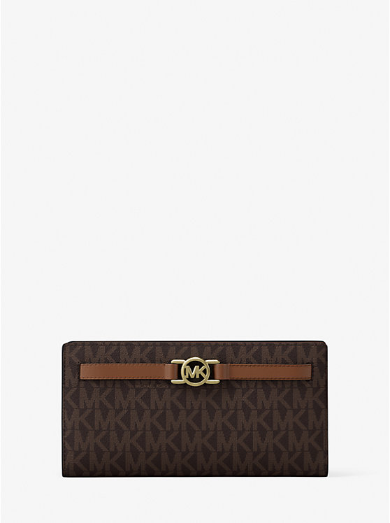 

Большой кошелек с логотипом Reed Michael Kors, коричневый