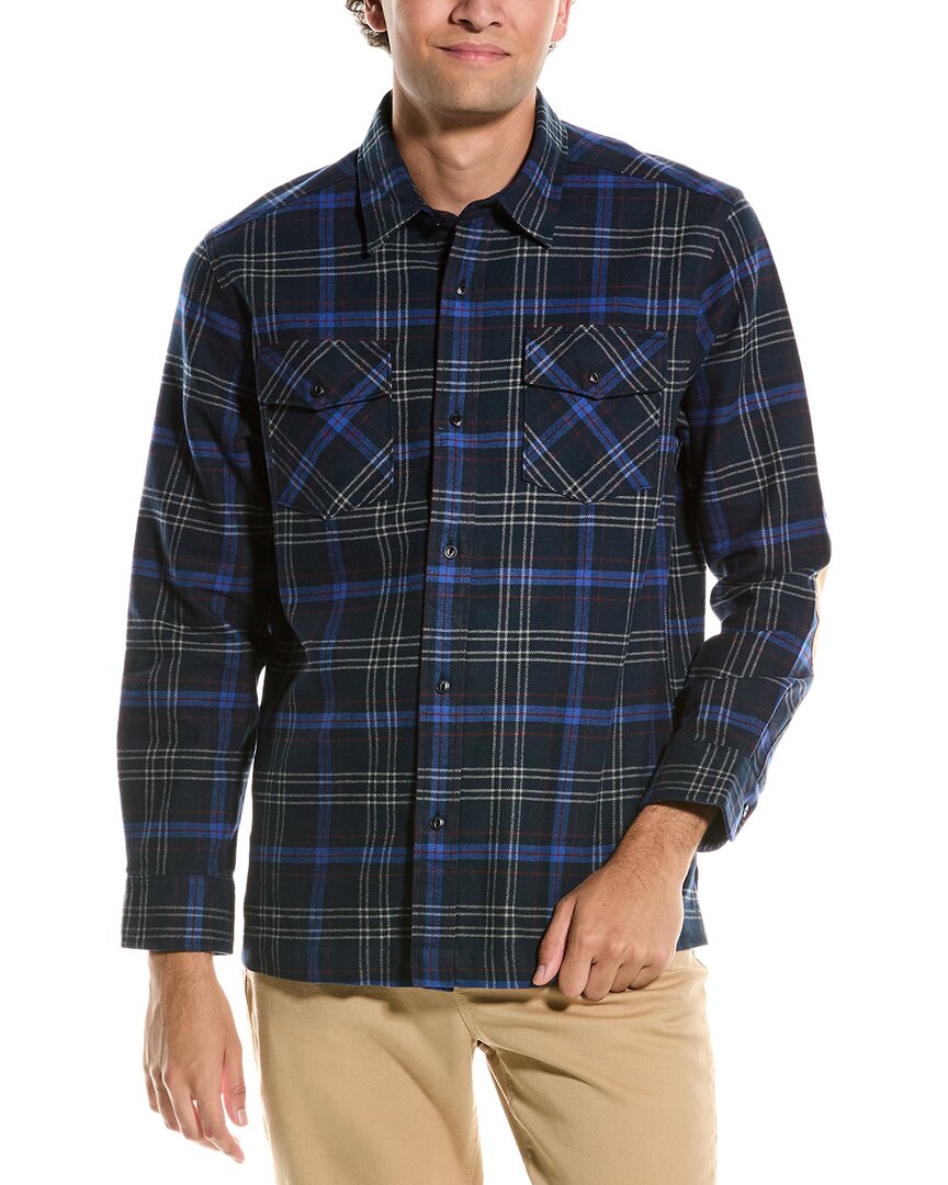 

Куртка-рубашка Brooks Brothers Rugged Flannel, синий
