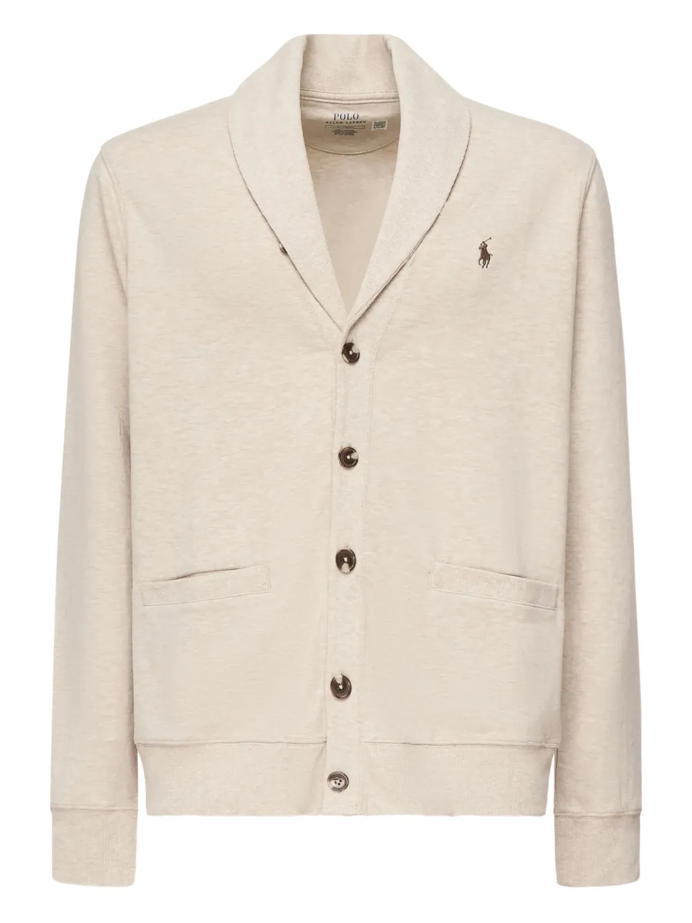 

Кардиган с шалевым воротником и пуговицами POLO RALPH LAUREN, нейтральный